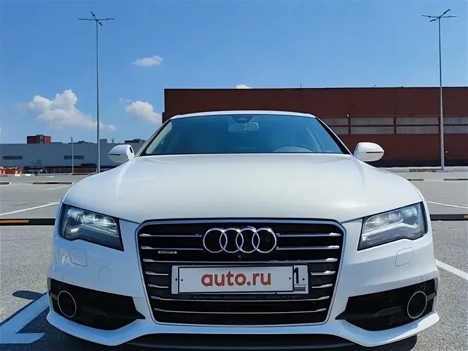 Как выглядит белая ауди Купить б/у Audi A6 IV (C7) Рестайлинг 1.8 AMT (190 л.с.) бензин робот в Москве: