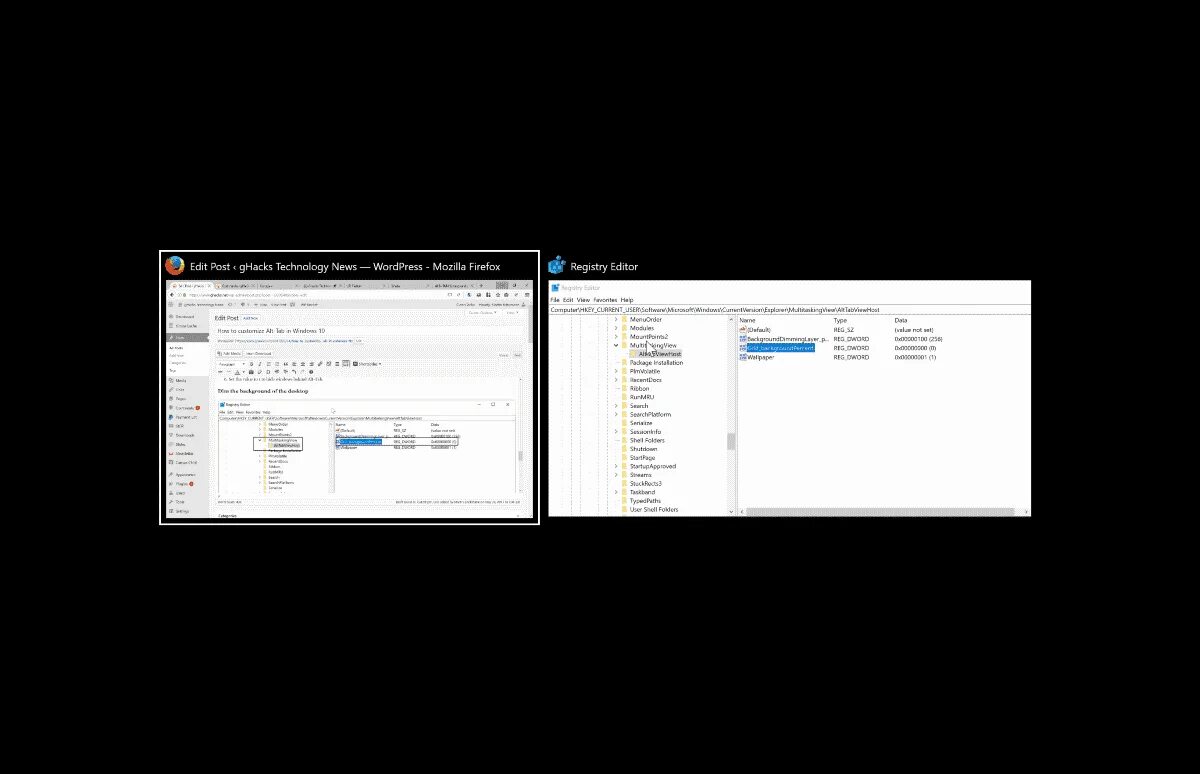 Windows Registry Editor Version 5.00. Alt Tab Windows 10. Альт таб. Как изменить alt Tab Windows 10.