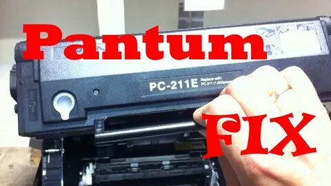 Заправка картриджа pantum