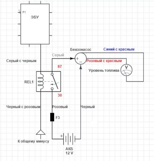 Реле бензонасоса 2107. Эл.схема бензонасоса ВАЗ 2107. Схема реле бензонасоса ВАЗ 2107. Схема проводки бензонасоса 2110. Схема подключения реле бензонасоса ВАЗ 2107 инжектор.
