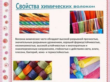 Химические волокна 7 класс