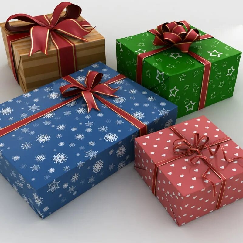 Подарок из 4 слов. 4 Подарка. Коробки для подарка а4. Подарок 3d. Четыре подарочные коробки.