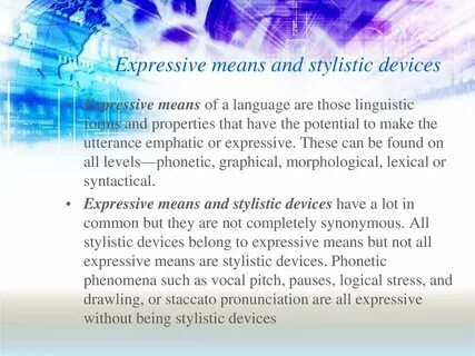 Expressive devices
