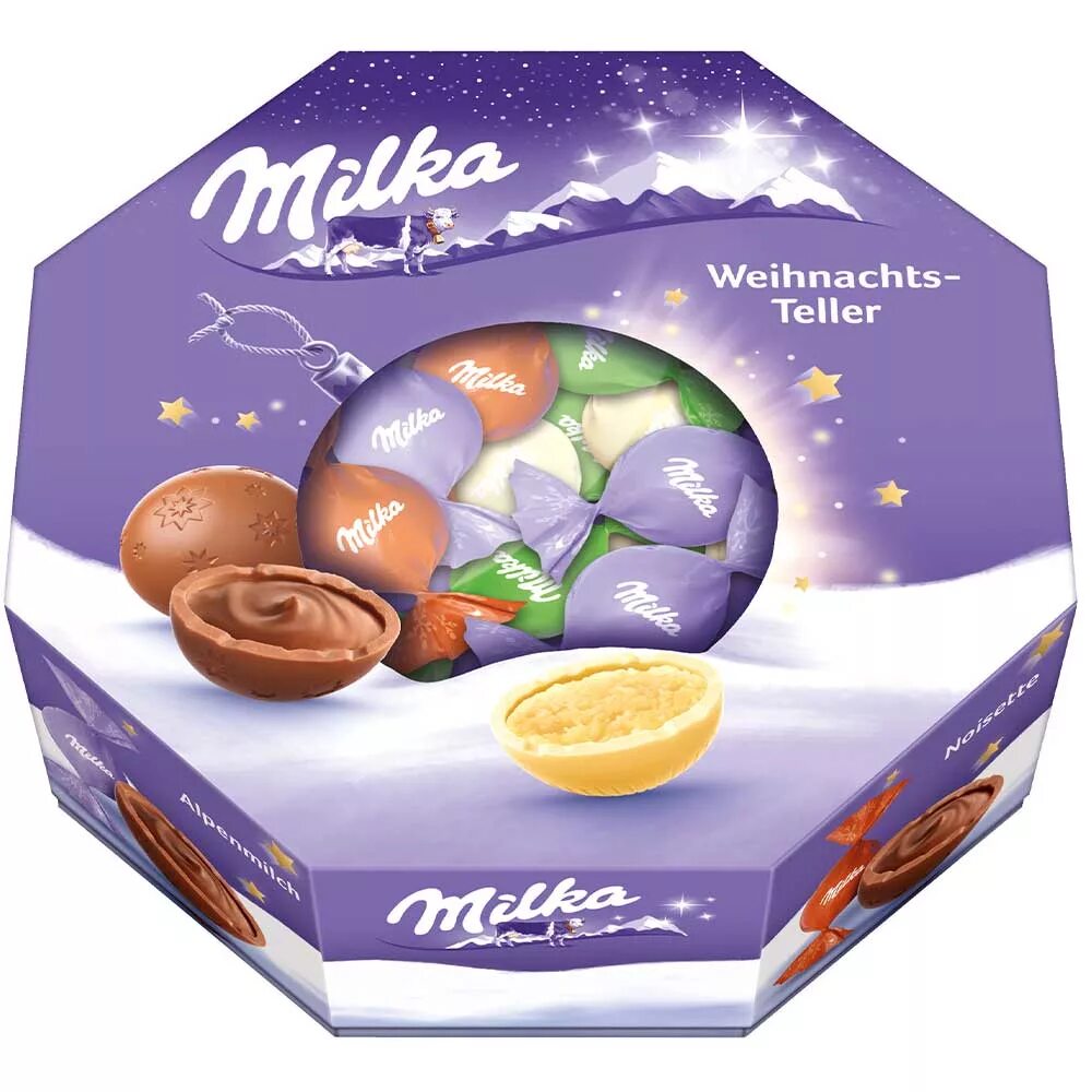 Milka набор конфет новогодний. Набор конфет Milka Weihnachts Teller Christmas Plate 141 г. Шоколадный набор Милка ассорти. Подарочный набор Милка шокол. Милка набор купить