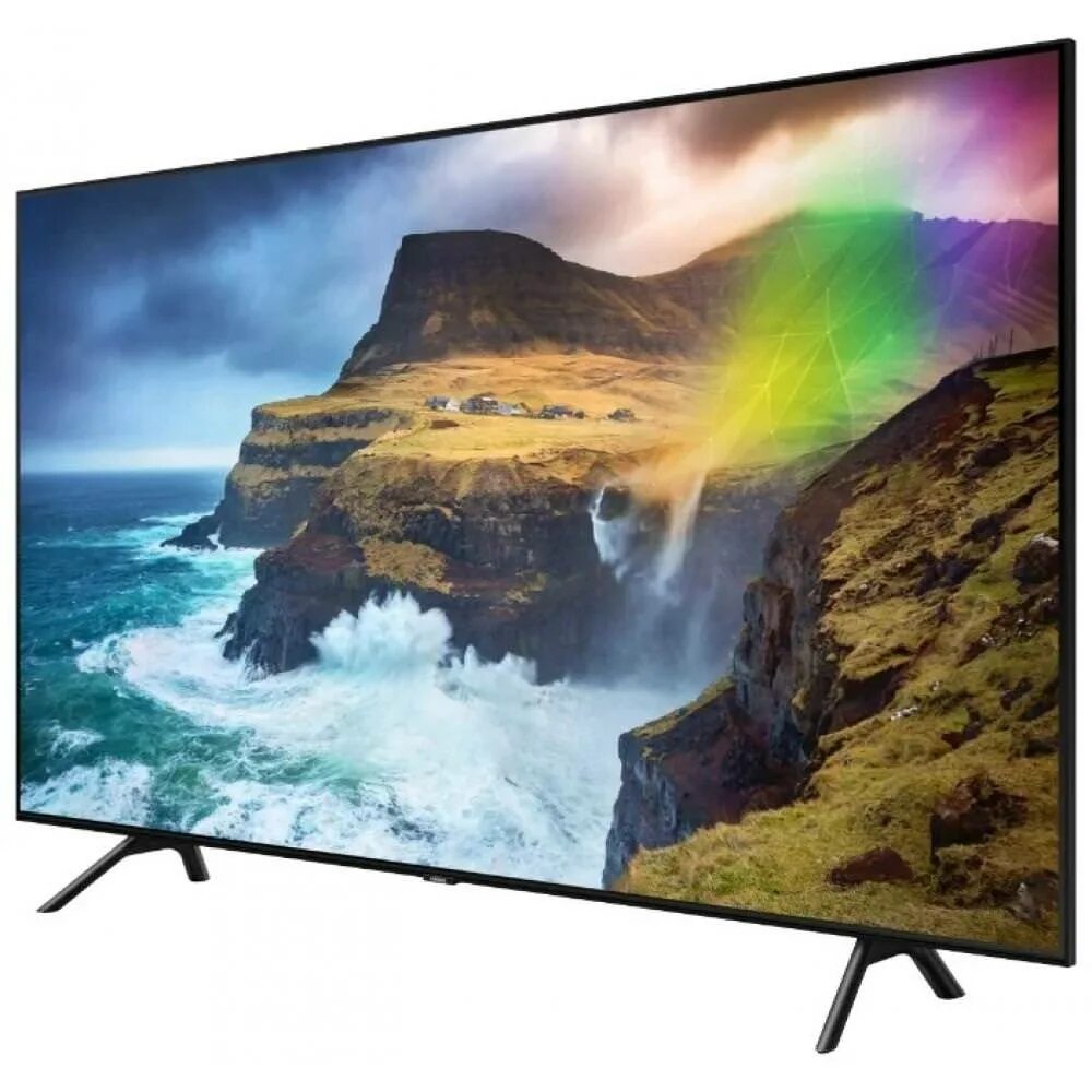 Лучшие телевизоры смарт отзывы. Телевизор Samsung qe55q77rau. QLED Samsung qe55q70rau 55. Samsung 65q70. Телевизор Samsung qe65q70.