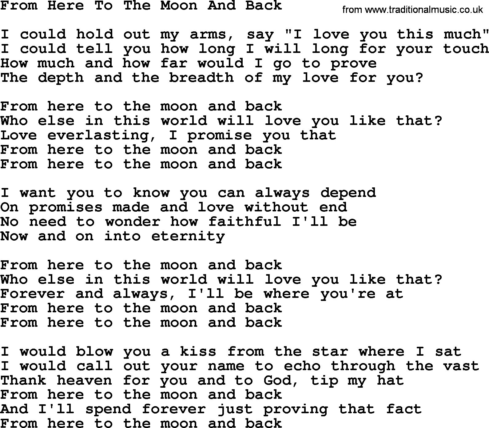 Песня the sun proposed to the moon. Talking to the Moon текст. To the Moon and back текст. Fly me to the Moon текст. Moon текст.