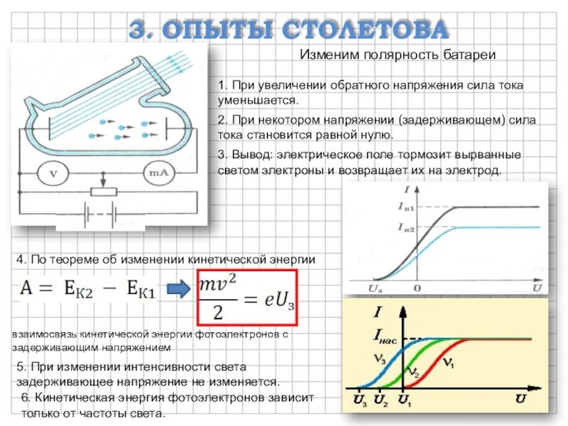 При увеличении силы тока