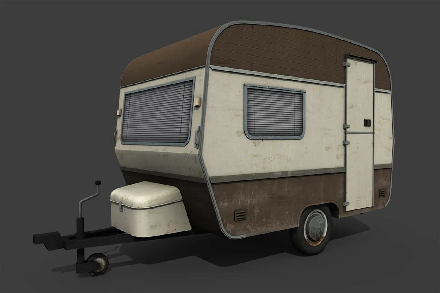 3d trailer. Trailer truck mack chu613 truck rigged. Semi trailer 4-d. Трейлер раст. 3d модель прицепа.
