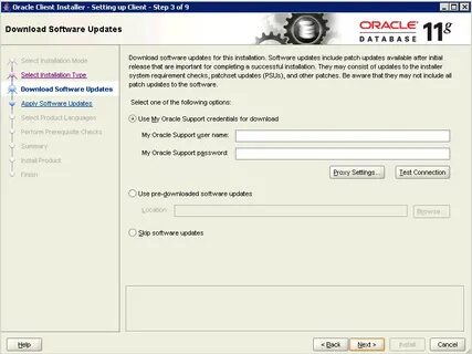 Oracle client