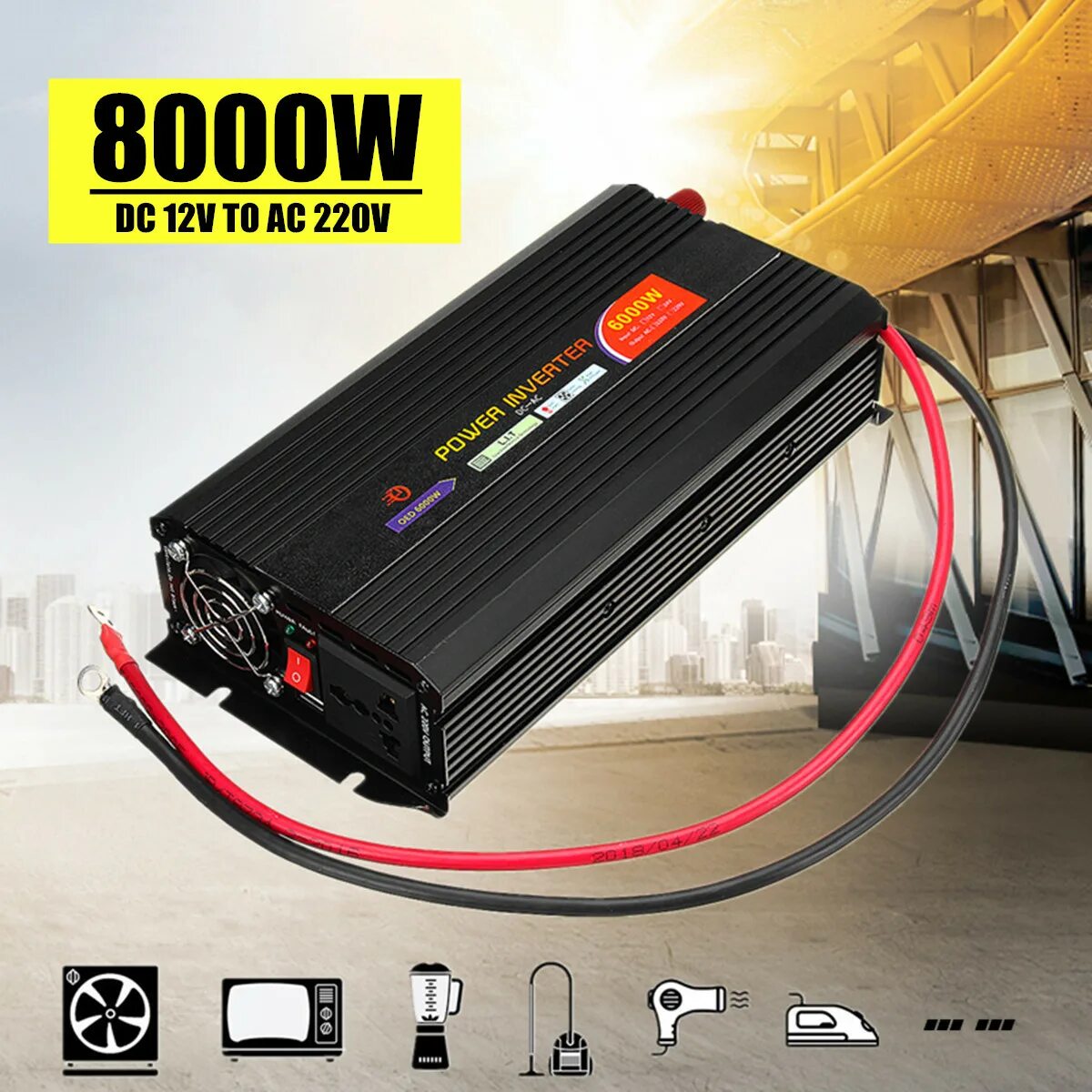 Power dc 12v. DC 12v to AC 220v Power Inverter. Преобразователь 12 на 220 DC-AC 500w car Power Inverter. 150w Power Inverter for car Kit Inverter 12v 220v car Outlet Voltage. Suoer 1000w DC 12v to AC 220v Inverter Solar Power Inverter (Lda-1000c) -.