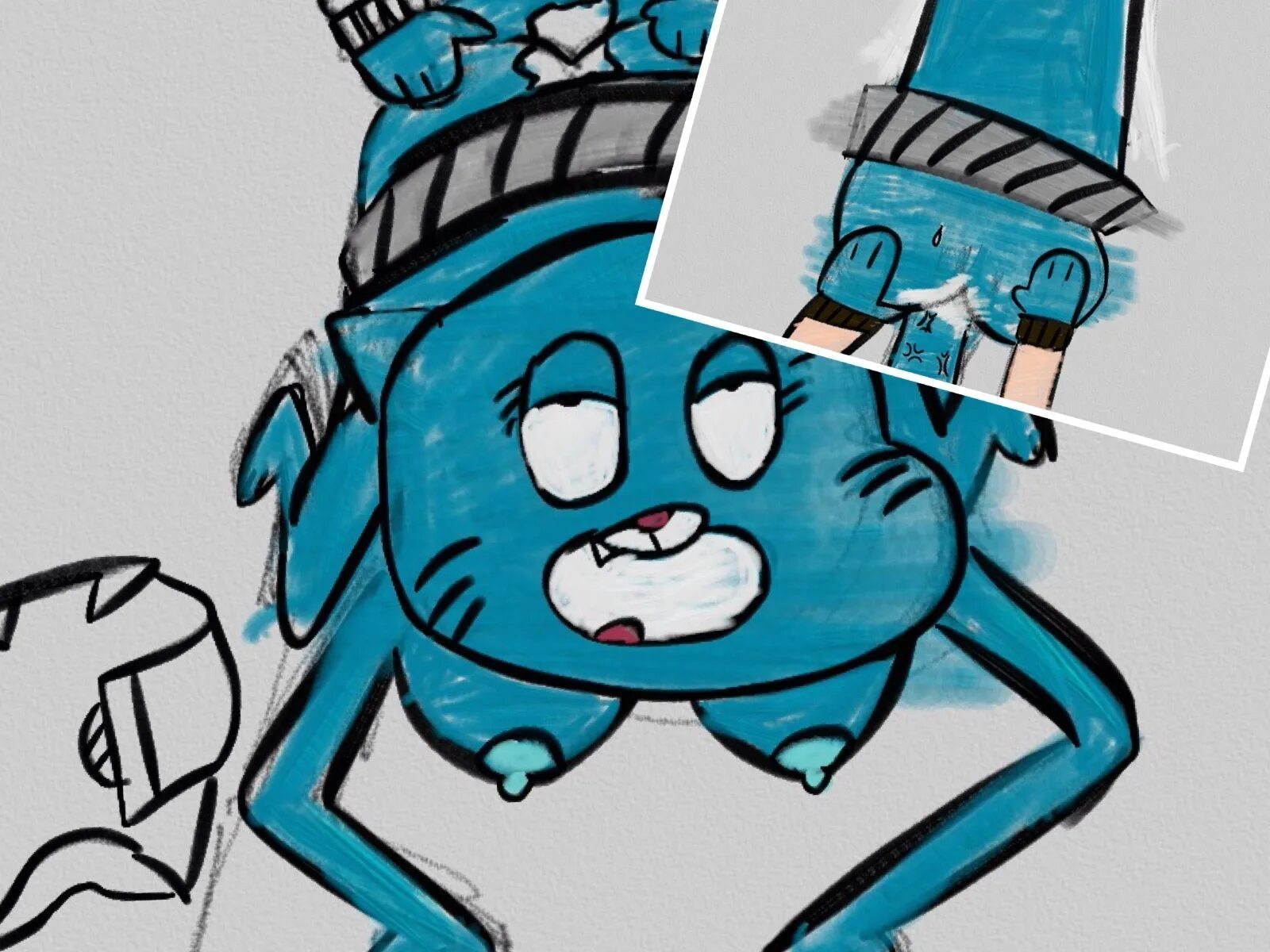 Rule 34 gumball. Гамбол и Дарвин.