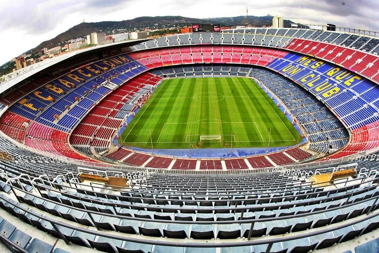 Стадион Камп ноу в Барселоне. Барселона стадион Camp nou. Барселона ноукамб стадион. Ноу Камп стадион вместимость в Барселоне.