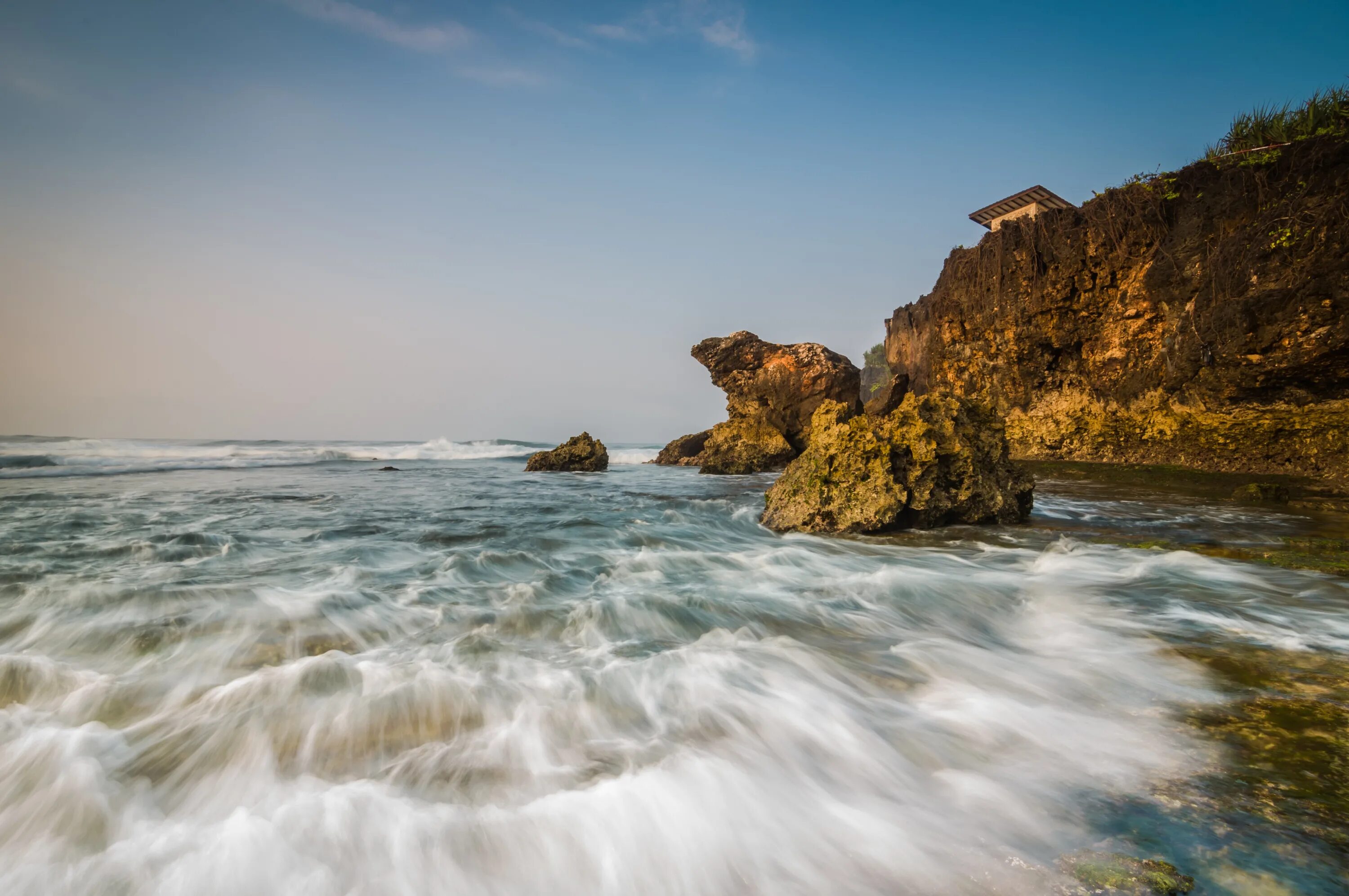 Побережье Тихого океана. Пейзаж море. Море прилив. Берег моря. Coast water