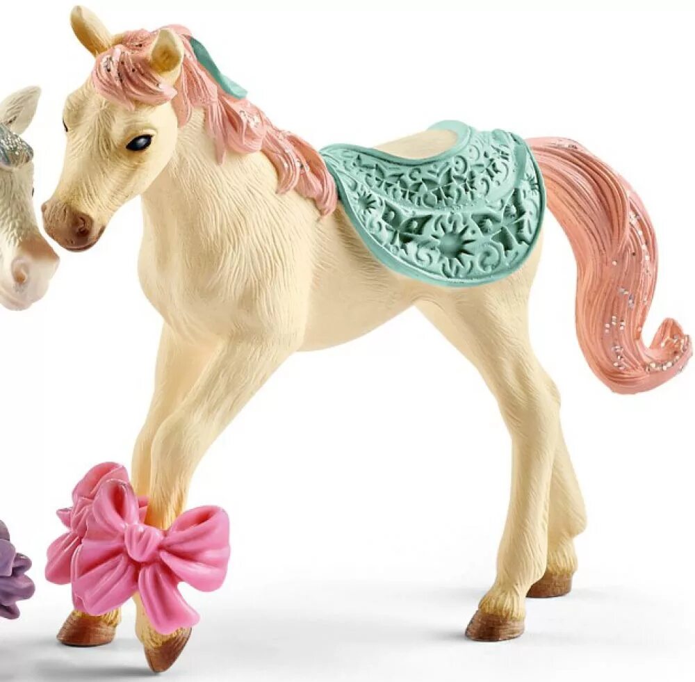 Сказочные лошади Schleich. Фигурки волшебных лошадей. Волшебные лошади шляйх. Набор украшений с лошадьми.