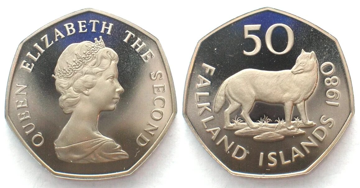 50 islands. Фолклендские острова 50 пенсов 1980. Монеты животные. Монеты Фолклендских островов. Монеты с животными разных стран.
