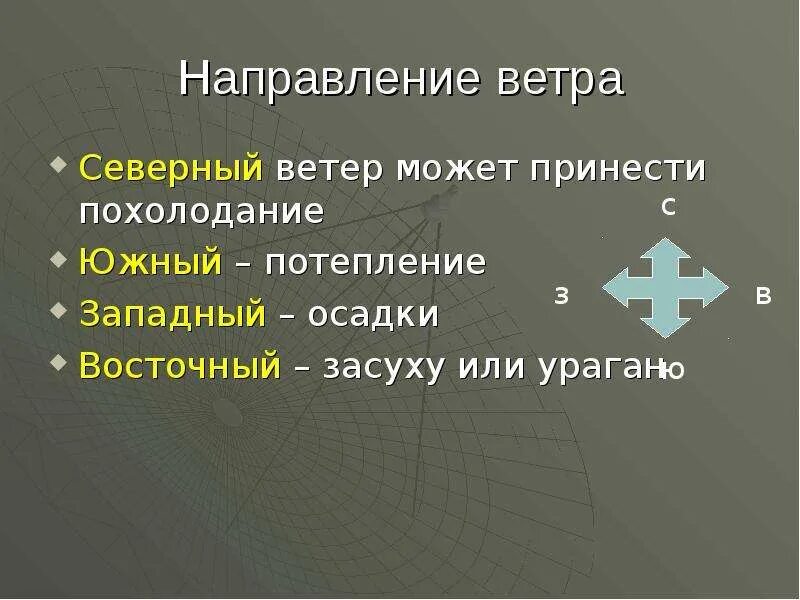 Какое направление имеют ветры. Название направления ветра. Западный ветер холодный или. Западный ветер холодный или теплый. Какое направление ветра самое Холодное.