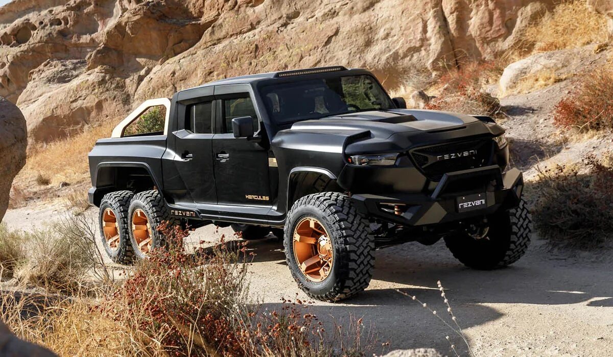 Rezvani Hercules 6x6. Jeep Wrangler Rezvani. Шестиколесный Хаммер джип. Jeep Wrangler трехосный.