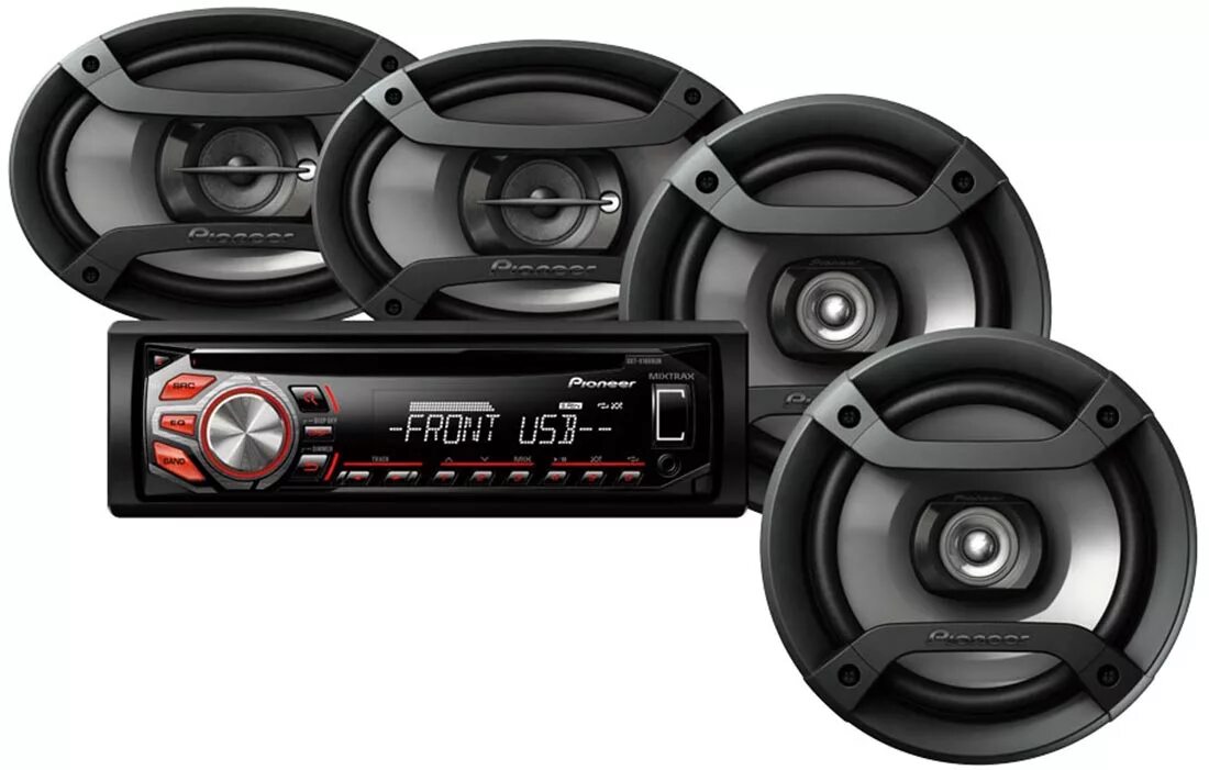 Купить автомобильную pioneer. Магнитофон Pioneer колонка. Pioneer 8450. Pioneer-DXT-x1969ub-teyp-hoparlor-Seti-15396. Динамик Pioneer 220w.