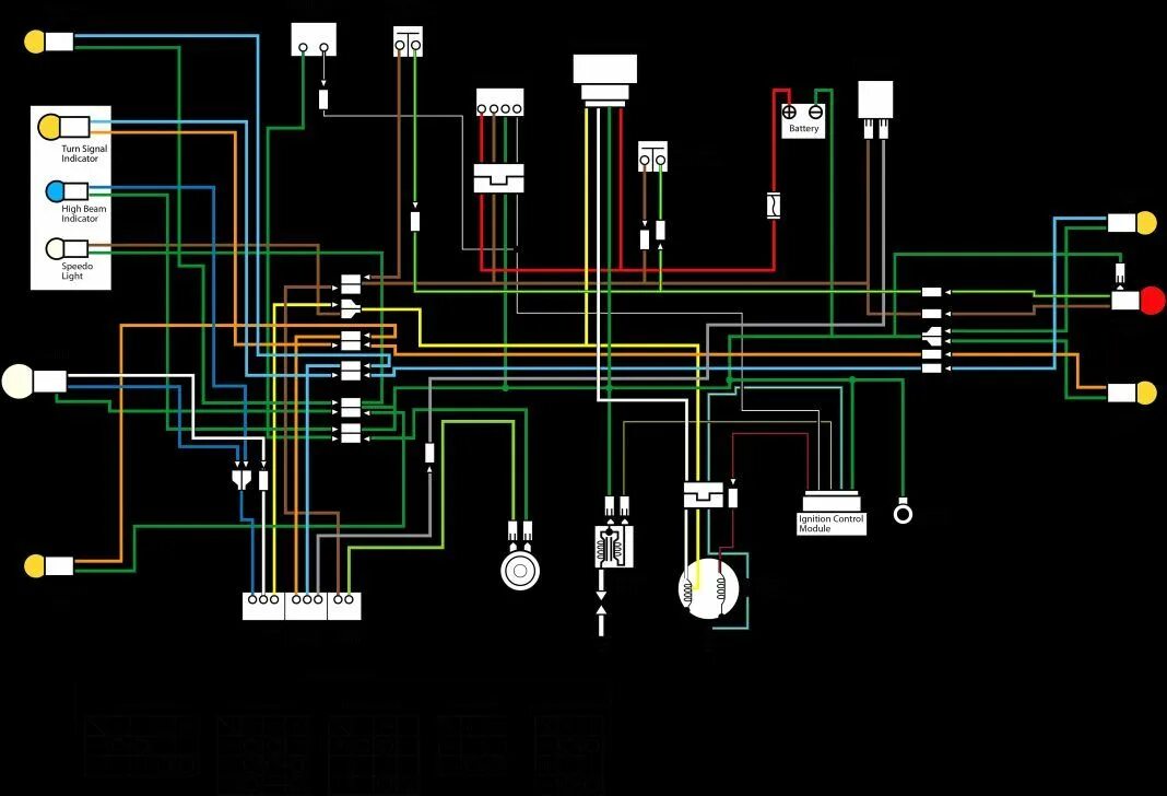 Электропроводки скутера. Motorcycle Honda-Jazz 50-wiring-diagram. F800r wiring diagram. Honda CBR ignition Rotor Pickup Diagramm. Honda CBR ignition Rotor Diagramm.