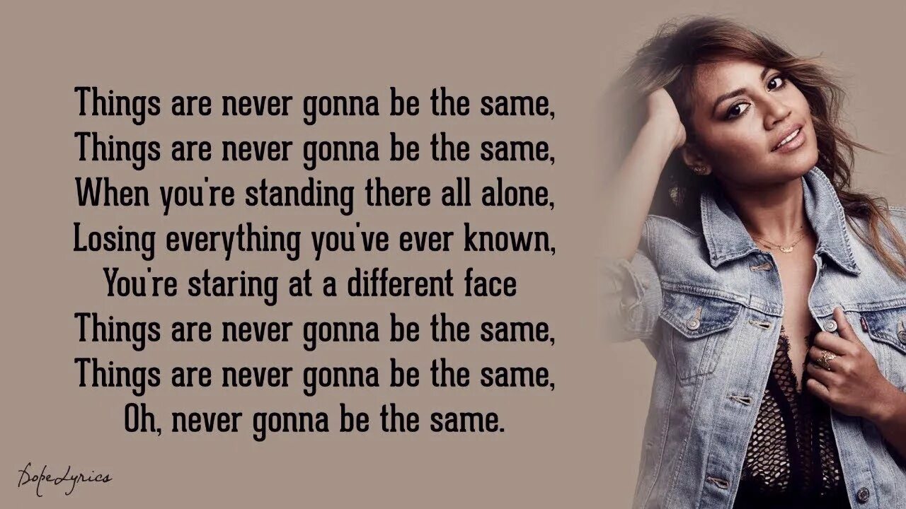 Never be the same. Never the same. Never be the same mp3. Red never be the same.