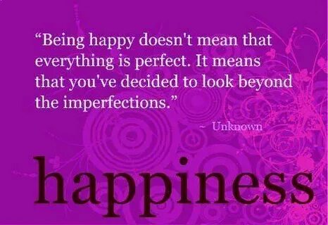 Decide to be happy