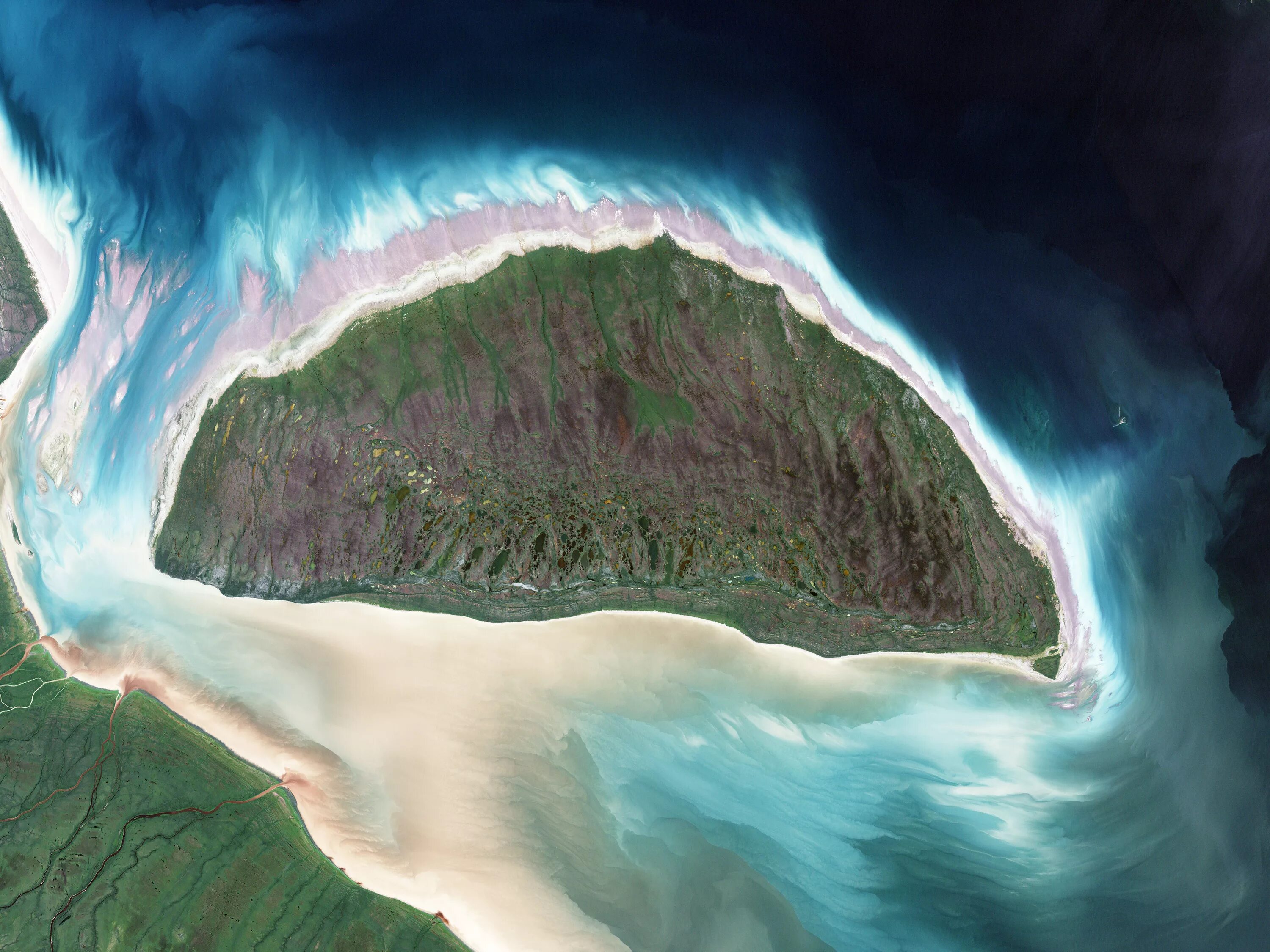 Остров Акимиски Канада. Южная Тайга Гудзонова залива. Гудзонов залив острова.