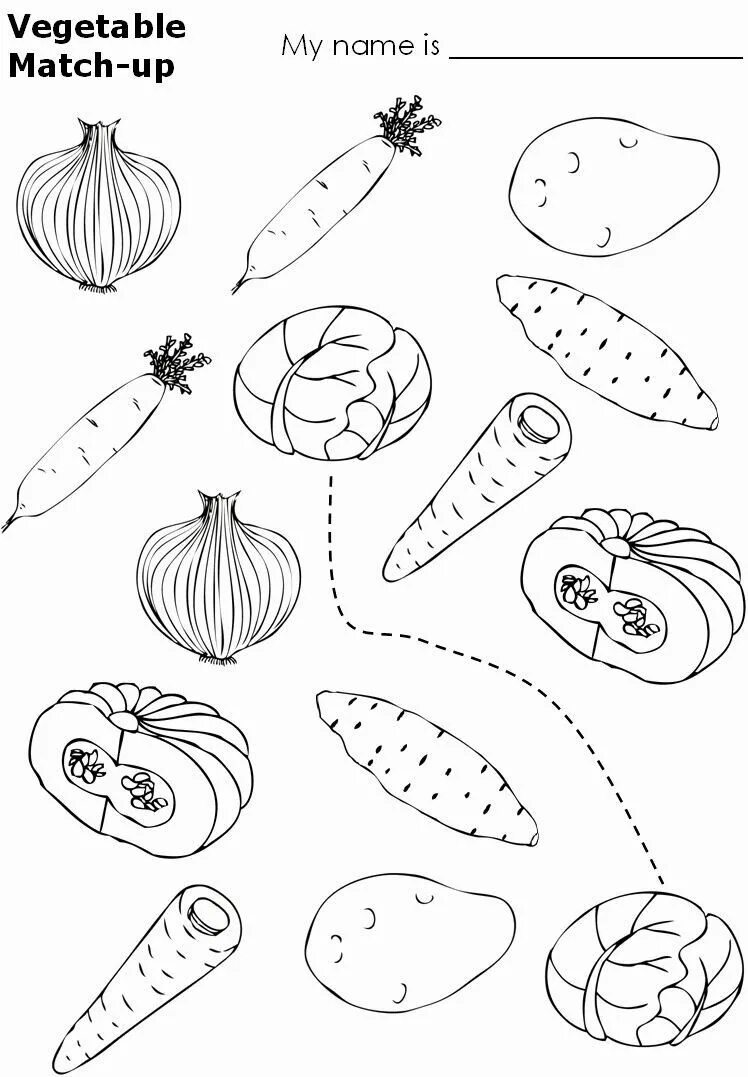 Vegetables exercises