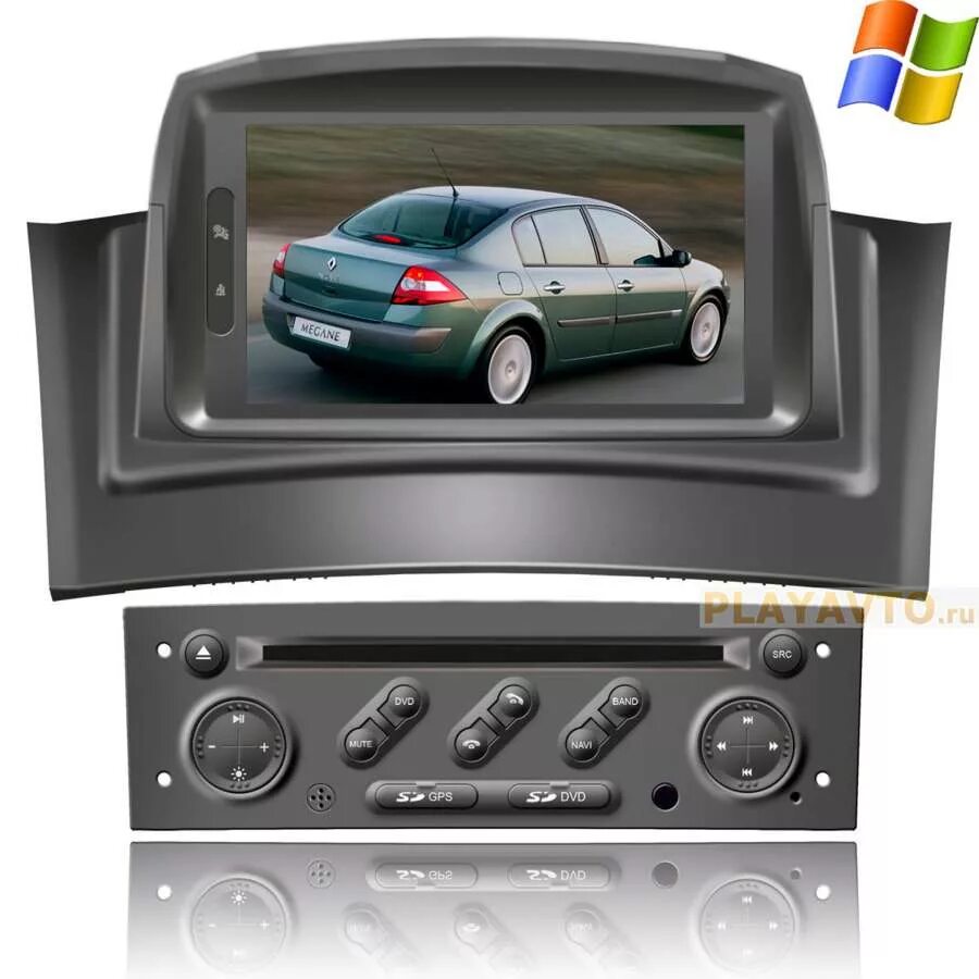 Магнитола рено меган 2. Renault megane 2 магнитола. штатная автомагнитола на renault megane 2. рено меган 2 дин магнитола. штатная магнитола для renault megane ii 2002-2009 winca c098 s100.