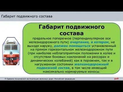 Что называется габаритом подвижного