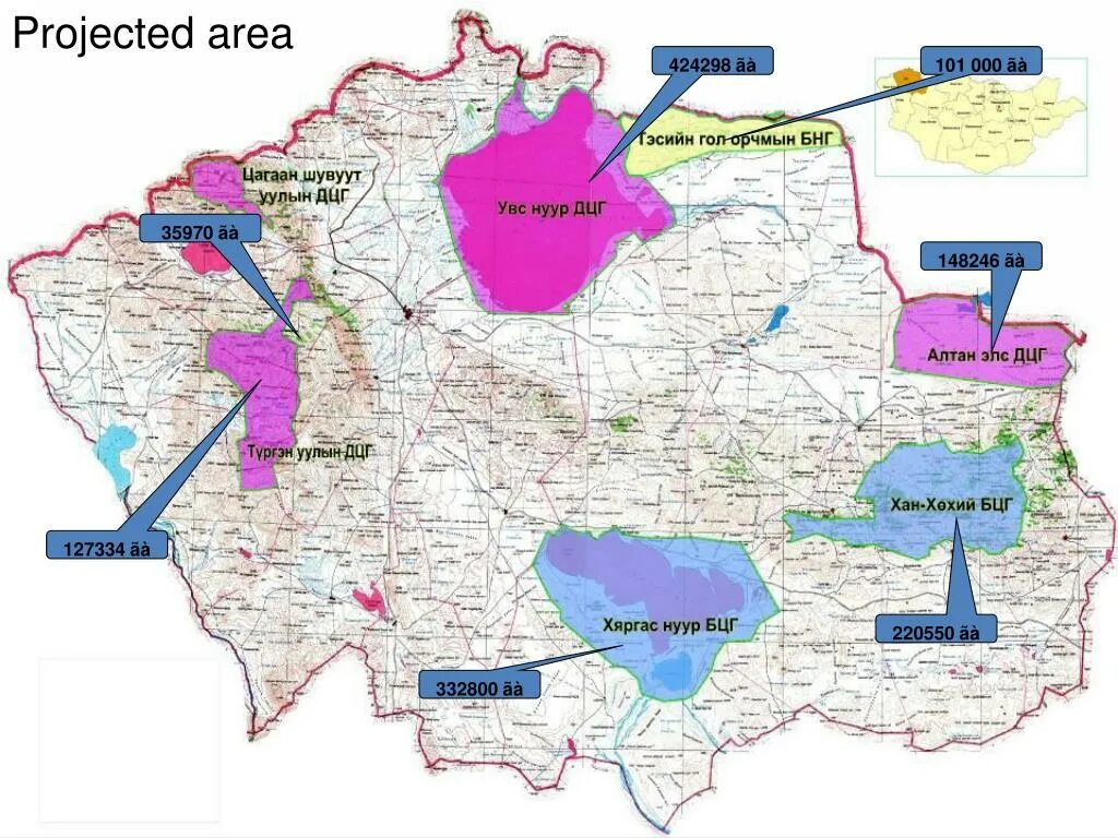 Program areas