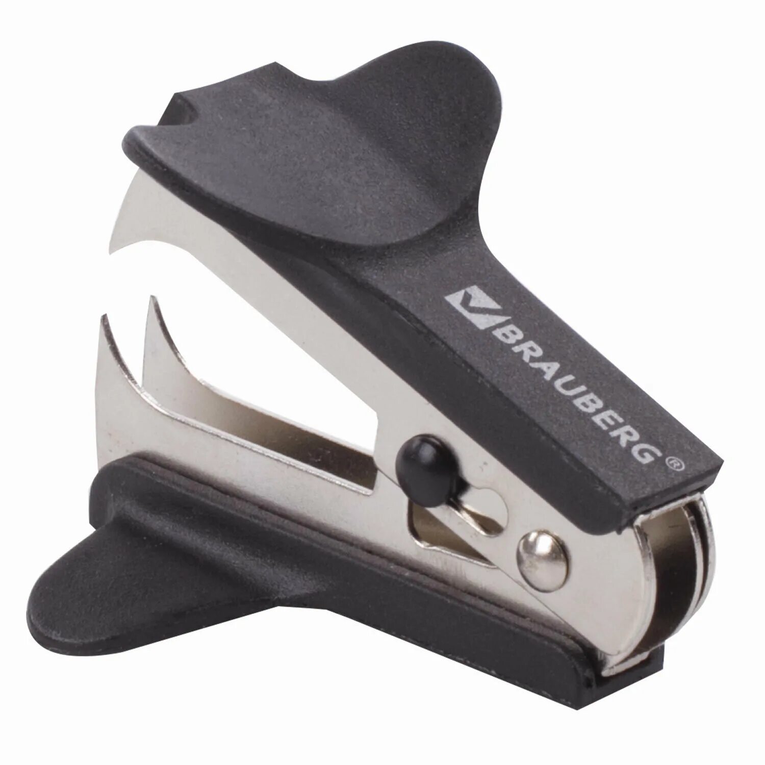 Антистеплер 6412 для скоб №10,24/6,26/6, с фикс. , черный. Антистеплер 6412 для скоб №10,24/6,26/6, с фикс. Удалитель скоб антистеплер. Антистеплер berlingo  blitz c фиксатором черный 277248.