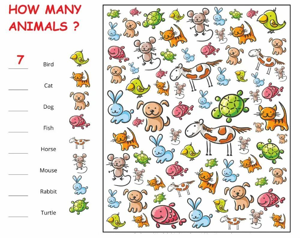 Count animals. Counting animals. How many animals. How many animals for Kids задания с картинками.