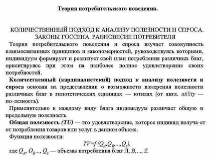 Анализ потребительского поведения