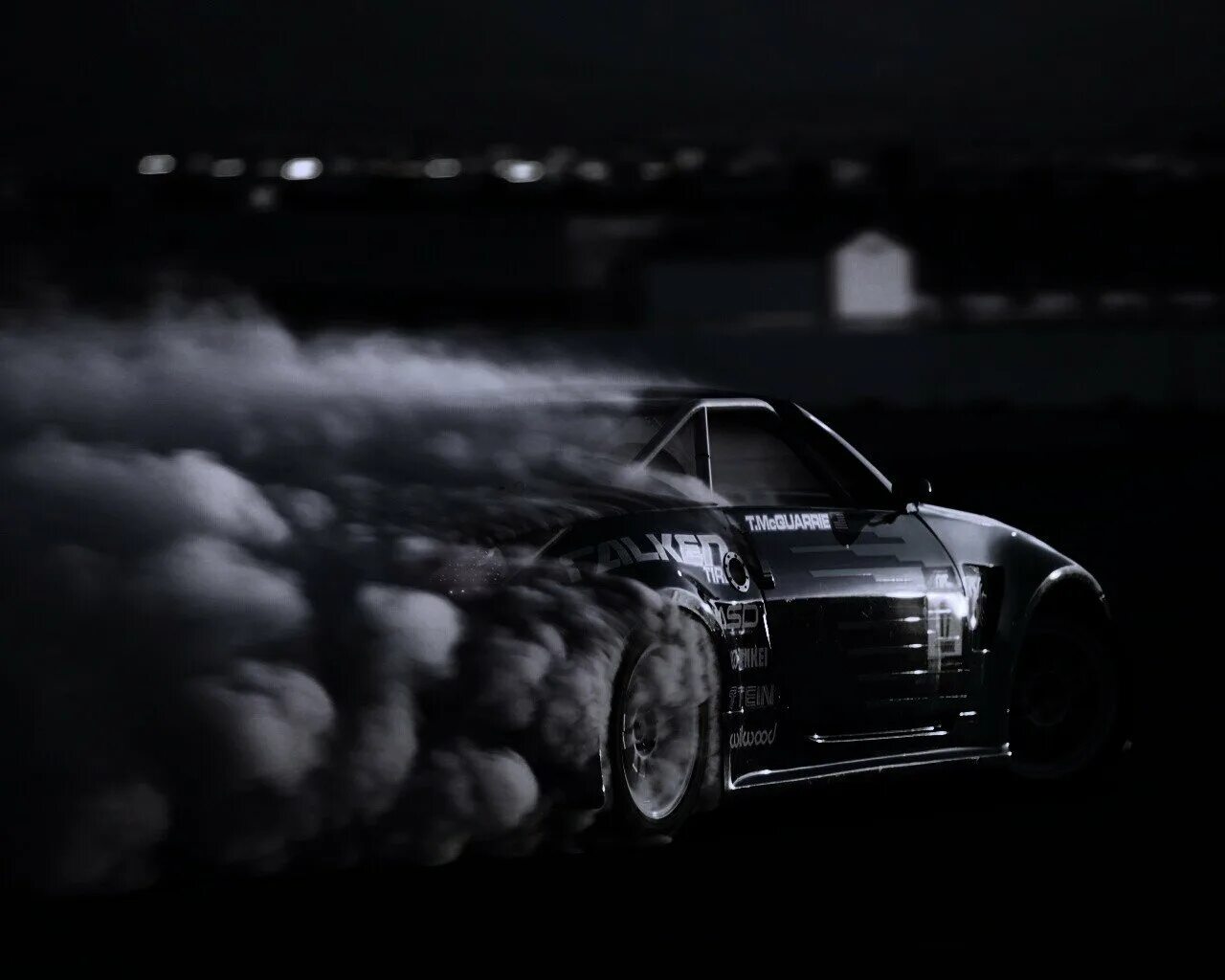 Black drift. 180sx в заносе. Дрифт машина на черном фоне. Ночной дрифт. Дрифт машина черная.