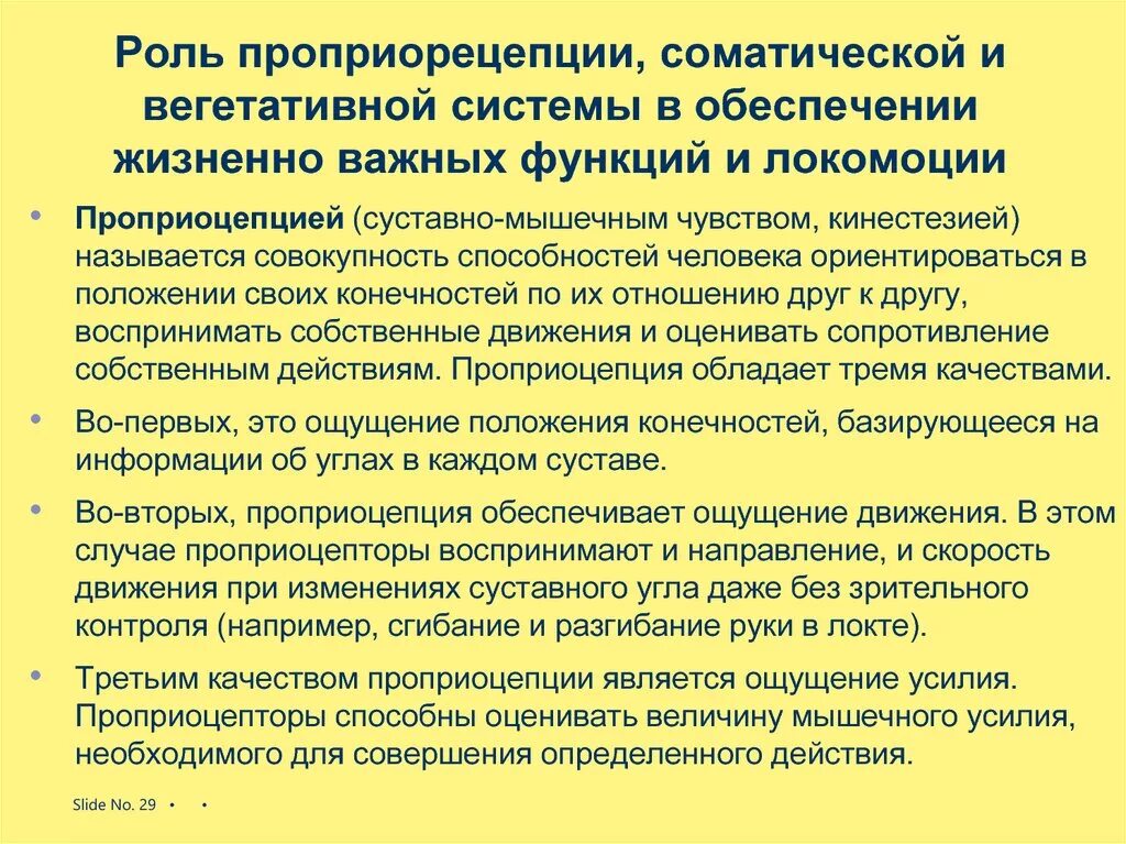 Ощущение положения тела в пространстве