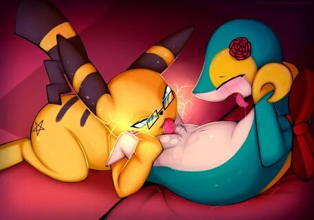 sploot, visionaryserpent, pikachu, rose (snivy), snivy, nintendo, hi res, 2...