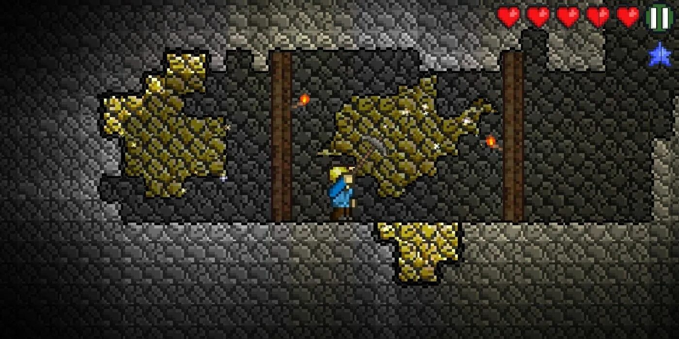 Terraria ores. Золотая руда террария. Золотосодержащая руда террария. Хардмод руды террария. Руды в террарии 1.4.