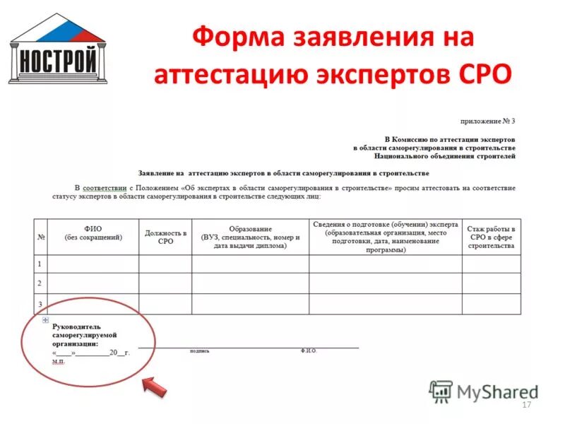 минстрой реестр аттестованных экспертов
