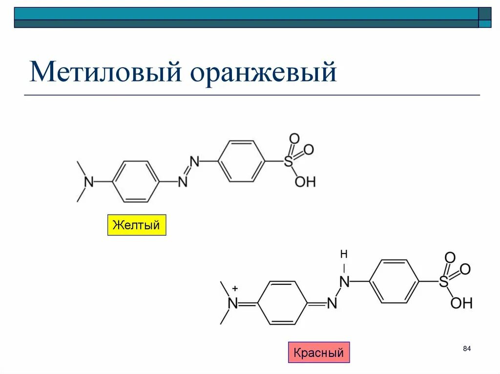 Метиловый оранжевый формула