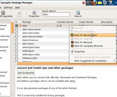 Установка rpm пакетов в linux