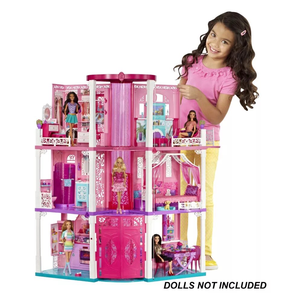 Большой набор кукол. Дом мечты Барби x7949. Barbie Dreamhouse куклы. Домик Барби Дримхаус. Дом для кукол Mattel Barbie дом мечты.