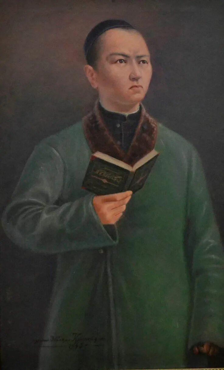 Школа абая кунанбаева. Портрет абая кастеев. портрет абильхан кастеев. абылхан кастеев живопись. картина молодой абай.