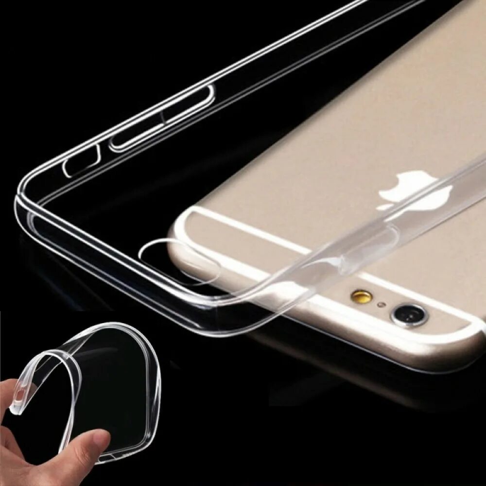 Прозрачный чехол iphone 15. Ультратонкий тпу чехол crystal. прозрачный чехол для iphone 6s. case для iphone 66s. iphone 7 силиконовый чехол.