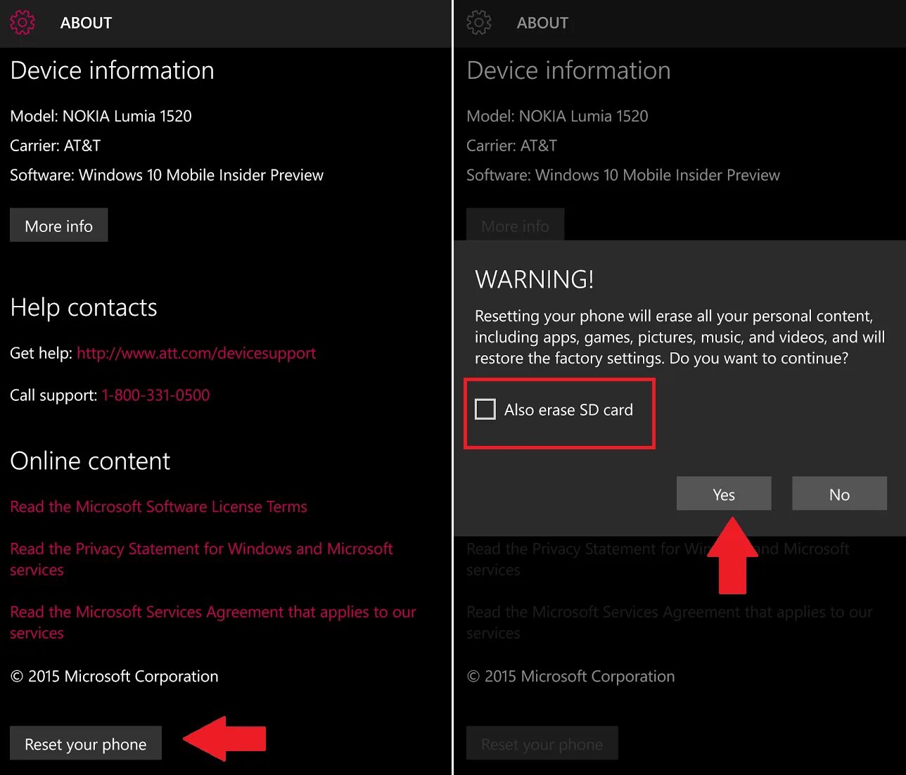 Reset warning. Сброс настроек на нокиа люмия. жесткий сброс windows. как сделать hard reset windows mobile. как сбросить телефон майкрософт.