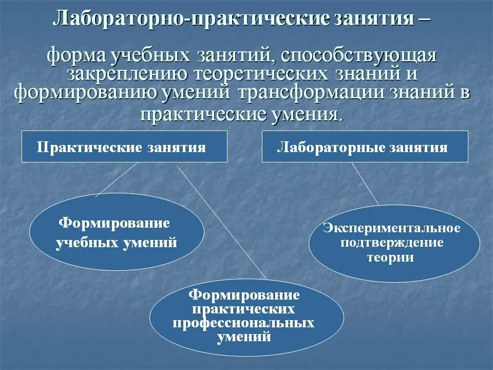 Методика организации упражнений. Лабораторно-практическое занятие. Формы проведения практических занятий в вузе. Методы проведения практических занятий в вузе. Формы практических занятий в СПО.