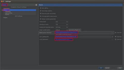 Maven variables