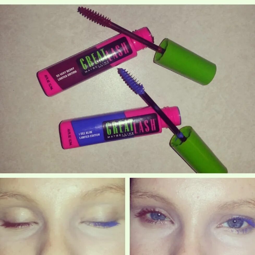 Colored mascara