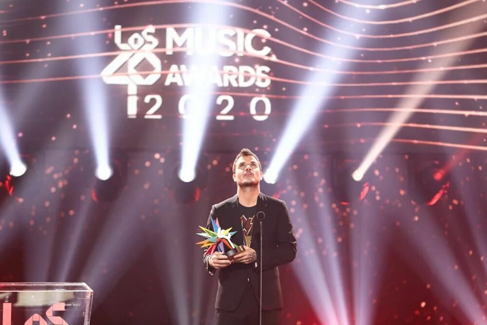 Golden Music Awards. Los40 Music Awards 2021 Moneskin.