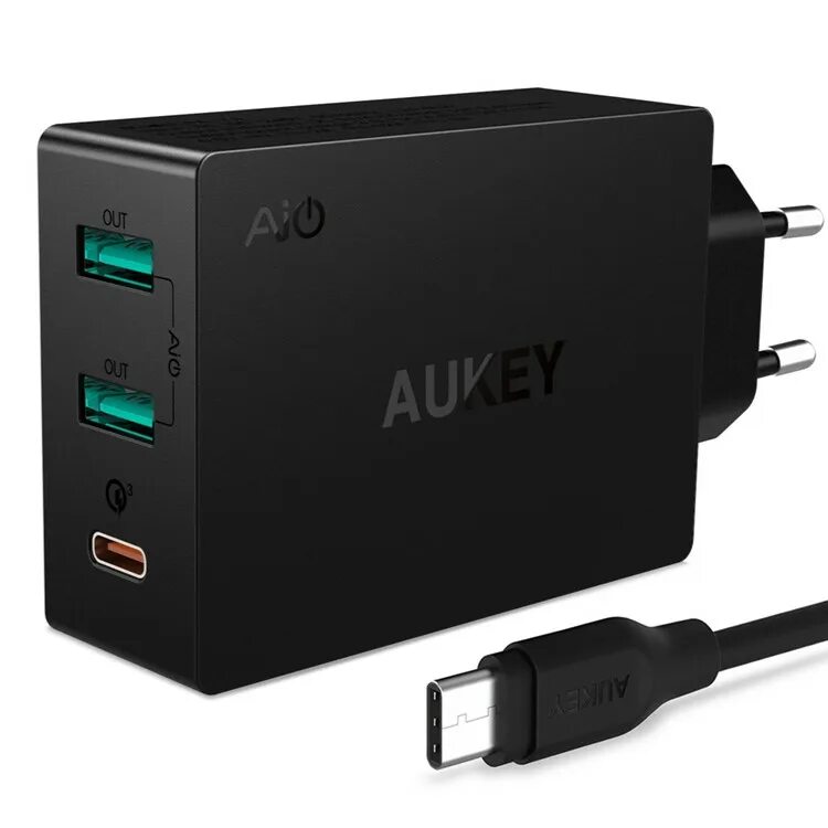 Лучший сетевое зарядное. 3a quick charge. qualcomm quick charge 3.0. aukey набор usb. aukey зарядное устройство.