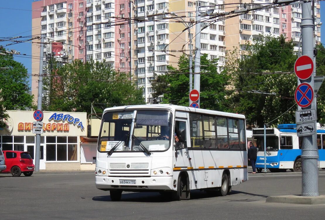 Краснодарский край Краснодар ПАЗ 320402. ПАЗ 320402-03. Автобус 163. ПАЗ 320402-05 Воронеж.